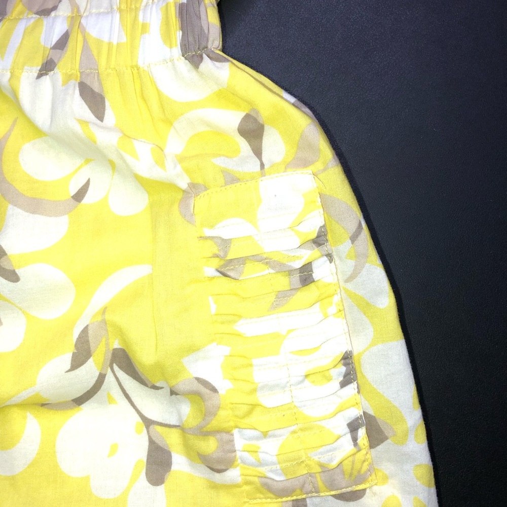 Old Navy Yellow Floral Ruffle Mini XS Dress - Picture 14 of 16